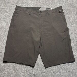 Volcom Frickin SNT Static Hybrid Shorts Black Mens 38 Stretch Boardshort